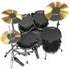 Vic Firth - Kit di Muti per Tamburi e Piatti Versione da 25.4 cm, 30.5 cm, 35.6 cm, 40,64 cm, 50.8 cm, HiHat e 2 Muti per Piatti