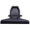 MAUL Pinza fermacarte MAULpro nero 75 mm acciaio set 2 pezzi | presa forte per fascicoli spessi, ordine rapido in ufficio, appendibile per documenti a vista