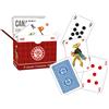 CARTE DA GIOCO Modiano Ramino 98 2 Mazzi Plastificate Rosso Blu Poker