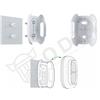 AJAX HOLDER Staffa per fissare Button o DoubleButton alle superfici colore bianco 38125