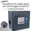 Accessori e Ricambi Contalitri LCD Combo Meter per il monitoraggio dei flussi e della conducibilità