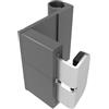 Windhager adattatore fascetta per telai di porte EXPERT - accessori per il montaggio di zanzariere senza forare - antracite - 03875 - confezione da 3