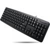 Techly Tastiera Techly 105 tasti USB Standard, colore Nero