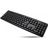 Techly Tastiera Techly PS2 105 tasti Standard, colore Nero