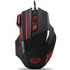Mouse Esperanza Wolf EGM201R (Optical 2400 DPI colore nero) [EGM201R]