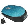 Link Mouse Link Wireless Ottico in Tessuto Colore Azzuro USB 1000 DPI [LKMOS08]