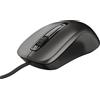 Trust Mouse Trust con filo usb carve ottico 3 pulsanti + scroll Nero