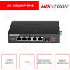 Hikvision DS-3T0306HP-E/HS - DS-3T0306HP-E/HS - HIKVISION - Switch di rete PoE non gestionabile - 4 Porte - 1 Porta Hi-PoE - Design senza ventola