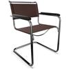 THONET sedia con braccioli S 34 - S34-CHOCOLATE-TP29