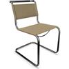 THONET sedia S 33 - S33-MUD-GREY