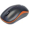 Manhattan Mouse Manhattan Ottico Wireless con Micro Ricevitore Usb 1000dpi Nero/Arancione