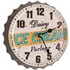 BIZZOTTO Orologio da Parete in Latta Ice Cream Bizzotto - 0180184