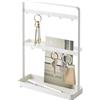 YAMAZAKI 2777 SMART Key Hook Stand, white, Steel, 20 x 7.5 x 27 cm