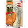 Nylabone Alternativa alle corna Nylabone Extreme Antler Alternative | Giocattolo masticabile per l'igiene dentale dei cani | Gusto cervo | Large | Per cani fino a 23 kg