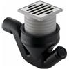 GEBERIT - SIFONE DOCCIA IN PE SCARICO A PAVIMENTO DN. 50 MM. CON GRIGLIA STANDARD 361.613.00.1