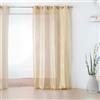 Linder Tenda con Occhielli Poliestere/Poliammide 145 x 240 cm, Poliestere, Oro, 145 x 240 cm