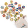 Woet New Classic Toys - Vehicles Gioco di memoria, Legno, Colore Multicolore, 10831