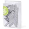 Alberts 339463 Squadretta per sedie, zincata gialla, 25 x 25 x 14 mm, Set da 50