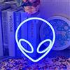 UExnkj-Y LED Aliene Neon Insegna al Neon Alieno Alimentazione a Batteria o USB Aliene Neon Per la Camera Natale Festa di Matrimonio Bar Decorazione per le Vacanze Luci al Neon Aliene