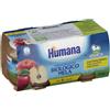 HUMANA OMOGENEIZZATO MELA BIO 2 VASETTI 100G