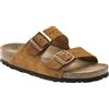 BIRKENSTOCK ARIZONA SBF MINK SUEDE LEATHER Sandali