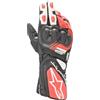 Alpinestars guanto pista uomo SP-8 V3 - Black White Bright Red