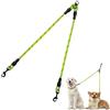 Taglory Guinzagli doppi per due cani/Guinzaglio per Cani Piccolo Medio Grande/Accoppiatore Nessun groviglio/Corda per arrampicata in montagna da 75 cm