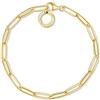 Thomas Sabo Bracciale Charm da Donna Oro Giallo Club Argento Sterling 925 X0253-413-39-L18.5