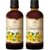 AROMATIKA trust the power of nature Olio Iperico 2x100ml - Hypericum Perforato - 100% Puro & Naturale per Bellezza - Bagno - Cura del Corpo - Rilassamento