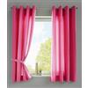 Gardinenbox Berlino 20405N2 - Set di 2 tende con occhielli, 175 x 140 cm, colore: rosa opaco