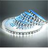 Tesfish Striscia LED 24V, Larghezza 5mm, Strisce Bianco 6000K 5M 2835 IP20 120 LEDs/M, Totale 600 LEDs Nastri per Camera da letto, Decorazione Cucina