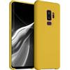 kwmobile Custodia Compatibile con Samsung Galaxy S9 Plus Cover - Back Case per Smartphone in Silicone TPU - Protezione Gommata - miele