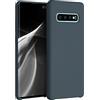 kwmobile Custodia Compatibile con Samsung Galaxy S10 Plus / S10+ Cover - Back Case per Smartphone in Silicone TPU - Protezione Gommata - ardesia scuro