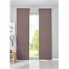 Gardinenbox Newyork 2020680-2 - Set di 2 tende oscuranti a pannello, 145 x 60 cm, colore: tortora