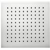 Bossini - Soffione quadrato Tetis doccia getto singolo acciaio inox (250mm) - I00874