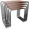 THONET set di 4 tavolini B 9 - B9-TP44