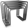 THONET set di 4 tavolini B 9 - B9-RAL7021