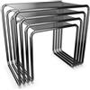 THONET set di 4 tavolini B 9 - B9-VETRO-GR