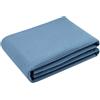 ZOLLNER Coperta da divano 150x200 cm a piquè, 100% cotone, blu