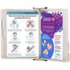 Djois Tarifold B414502 Leggio A Muro Sterifold A4 Con 10 Buste, Bianco