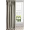 Eurofirany LOGAN Tenda Oscurante Extra Lunga - 1 Unità, Rod Pocket, Fettuccia Arricciatenda, Blocco della Luce, Oscuramento della Stanza, Camera da Letto, Soggiorno, 135x270 cm, Cappuccino
