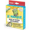Trodat Timbro Trodat Je marque mes P'tites Affarires - Marquez le cose dei tuoi bambini con un kit completo e adatto, etichette + lettere con disegni, ideale per contrassegnare i vestiti