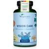 Vegavero Integratore OCCHI | 120 capsule | con Luteina, Zeaxantina, Mirtillo Nero, Vitamina A, B2 e Zinco | Salute della VISTA | Vegan | Vegavero®
