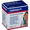 Leukoplast BENDA ADESIVA LEUKOTAPE K PER TAPING FISIOTERAPICO LARGHEZZA 5 CM LUNGHEZZA 5 M COLORE BLU IN ROTOLO