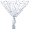 Vidillo Tenda a fili in pannelli per porte, Glitterata Argentate tenda moderna soggiorno 100x200 cm frange da muro tenda per finestra,zanzariera,divisorio di stanze,Perfetto Come Schermo(Bianco)