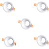 Wonderlamp W-E000131 da incasso, Rotondo Bianco, 5 units