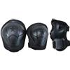 NEXTREME Set di protezion KIDS nero con Ginocchiere, Gomitiere e Parapolsi - Peso utilizzatore fino a 25 kg