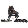 Nextreme Pattini 3 In 1 Flexwheel Taglia S Pattini a rotelle trasformabili in pattini in linea e da ghiaccio