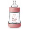 Chicco Perfect 5 Biberon a Flusso Lento 1 pezzo rosa