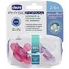 Chicco PhysioForma Gommottino 2-6 mesi 2 pezzi rosa